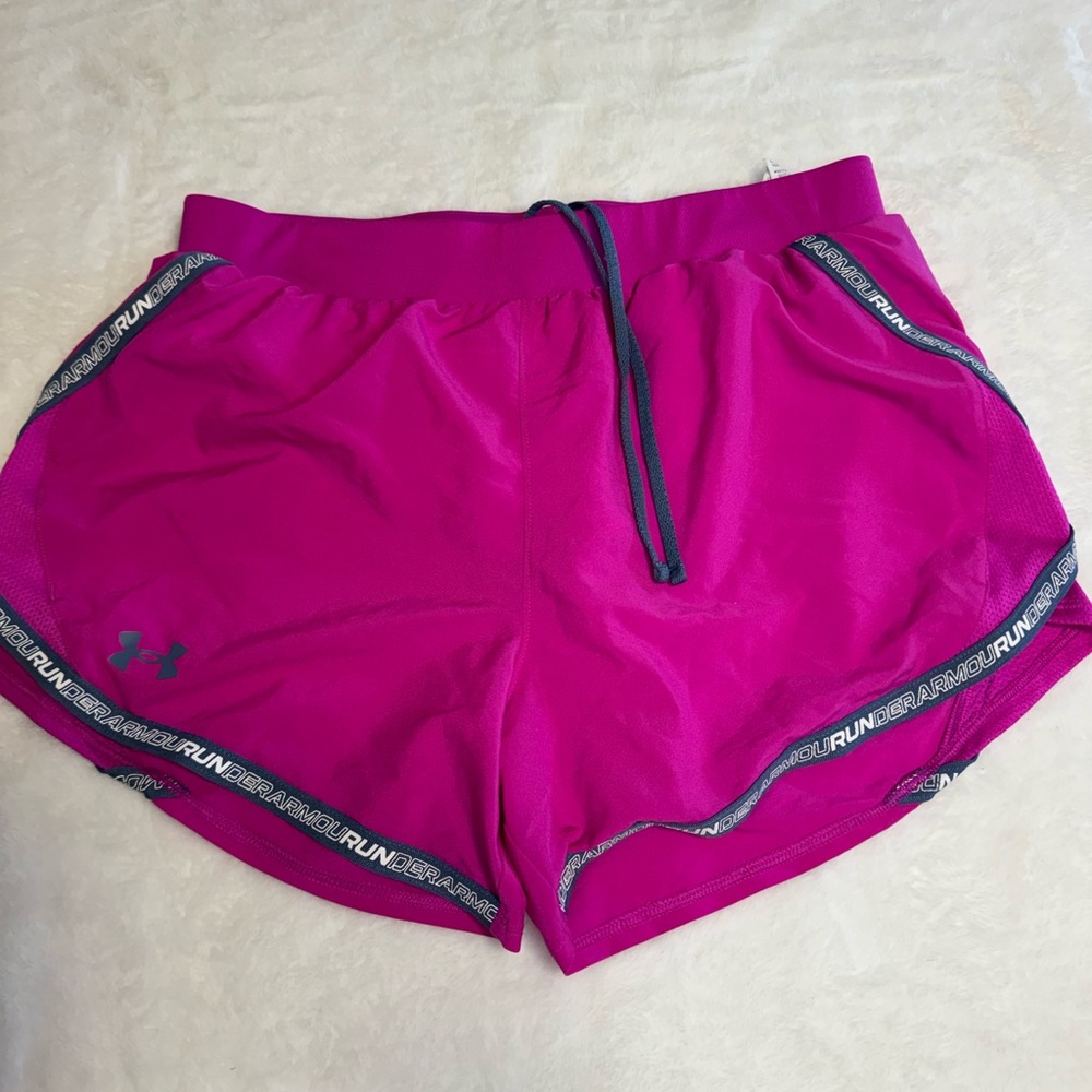Under Armour Fly By 2.0 Performance Lined Running Shorts Heat Gear/ Loose fit. S